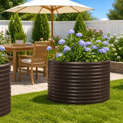 Versatile Raised Bed Planter for Garden and Patio Use