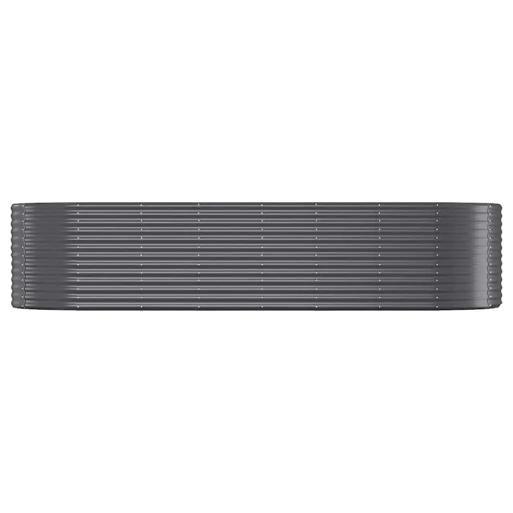 Garden Raised Bed Planter Box Galvanised Steel Frame Outdoor Anthracite