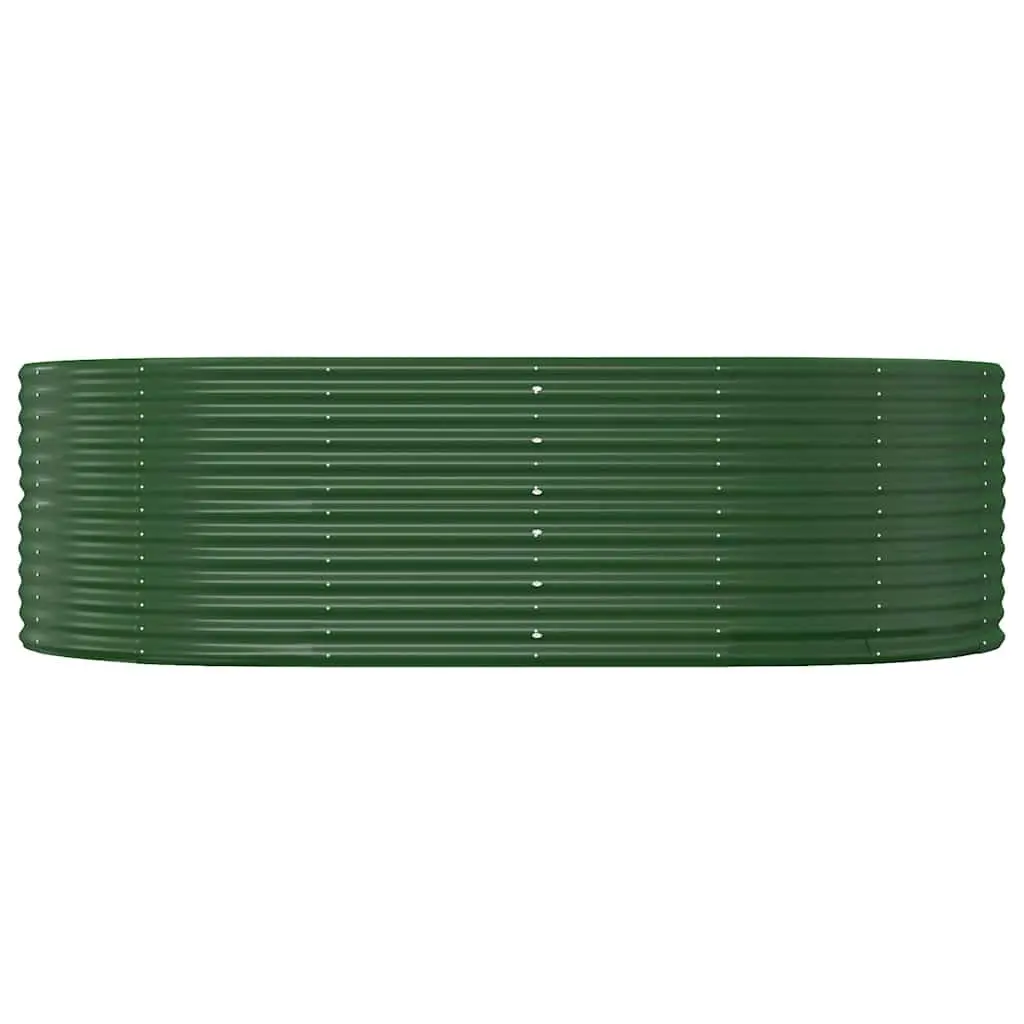 Raised Garden Bed Galvanised Steel 212x140x68cm Green Planter Box Outdoor