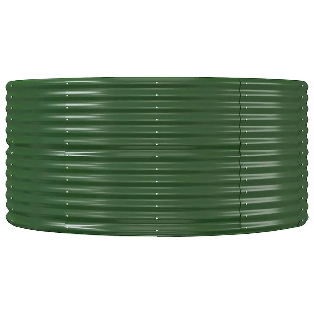 Raised Garden Bed Galvanised Steel 212x140x68cm Green Planter Box Outdoor