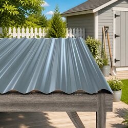 Practical Metal Roof Panels: 12pcs for Home Applications
