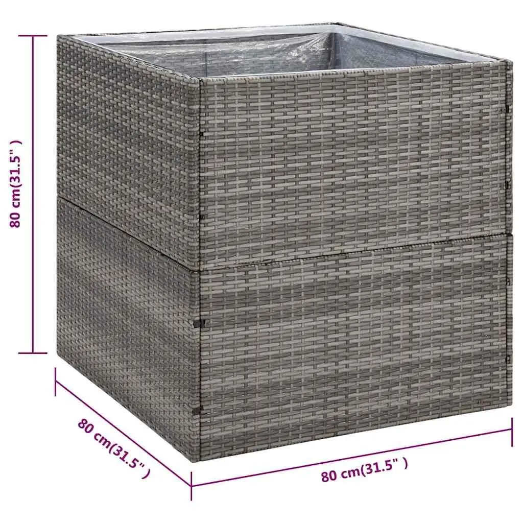 Garden Planter for Outdoor Use 80x80x80 cm