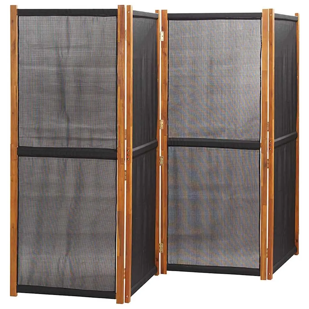 4-Panel Folding Screen for Home and Garden