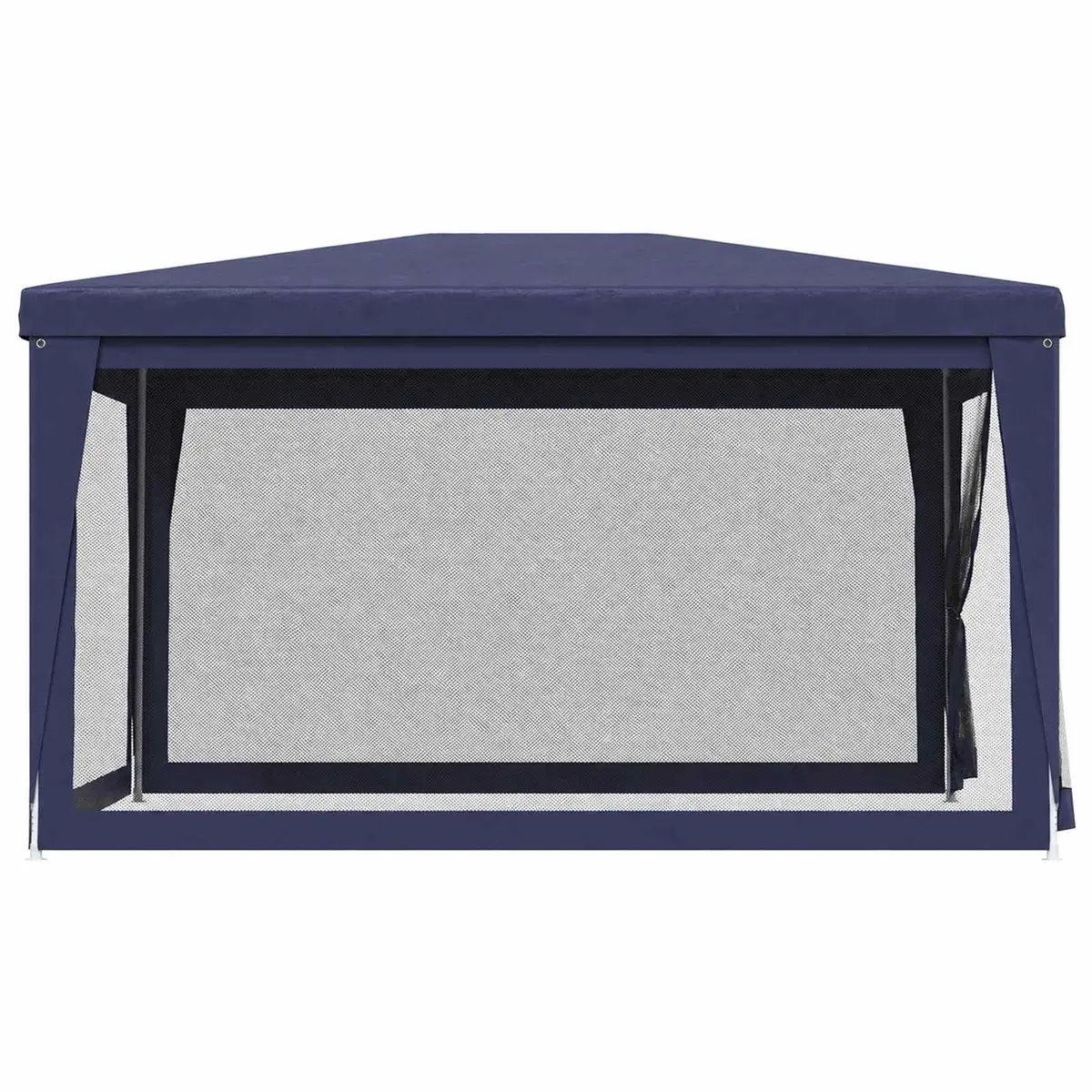 Party Tent Gazebo 3x4m Outdoor Marquee Mesh Sidewalls Blue Canopy Shelter