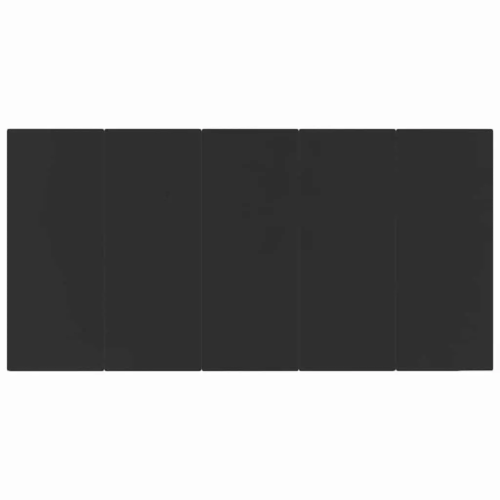 Black Garden Dining Table for Outdoor Use 200x100x74cm