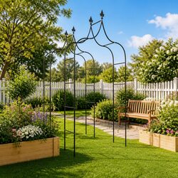 Garden Arch Set: Perfect for Climbing Plants and More
