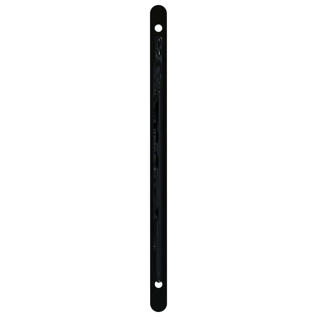 Hanging Brackets for Baskets Steel Black Set of 4 Durable Weather Resistant for Garden Patio Planters Lanterns and Outdoor Decor