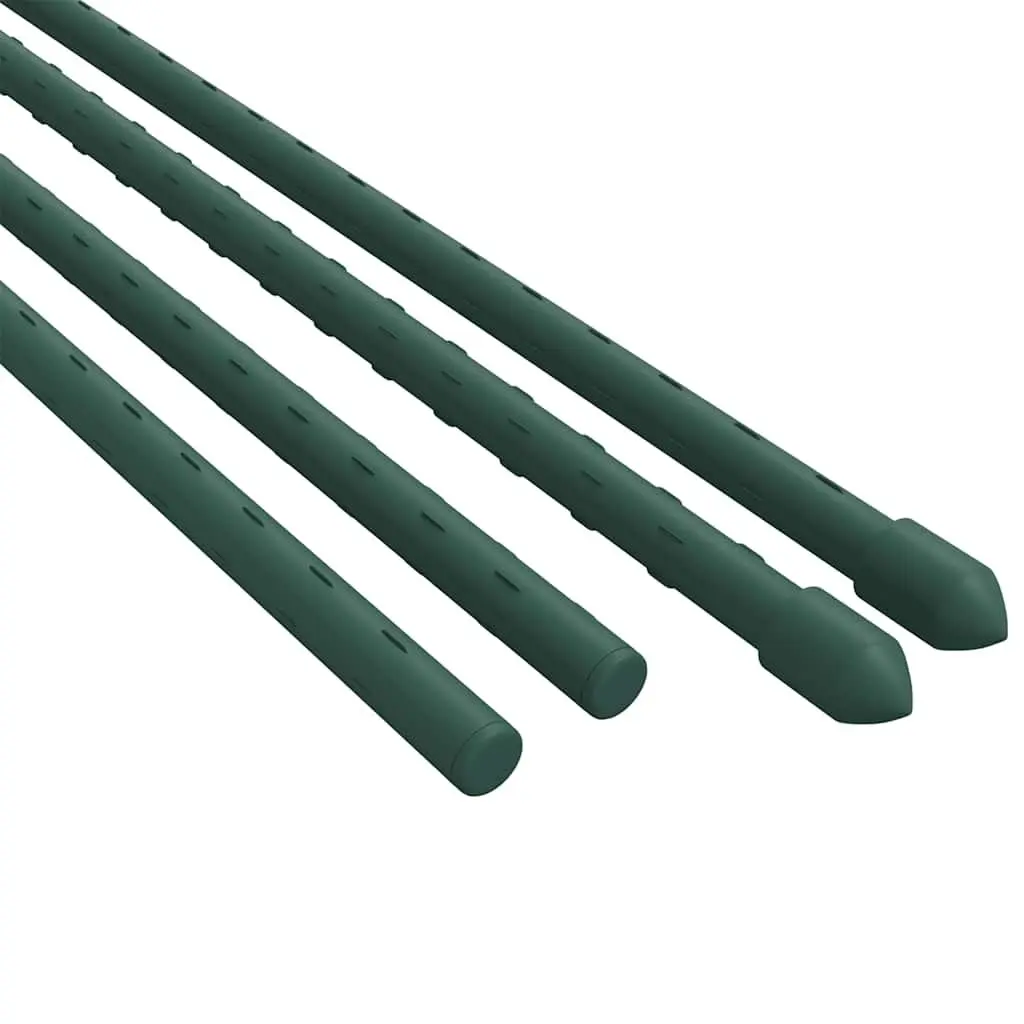Plant Stakes Steel 150 cm Green 30 Piece Garden Support Climbing Flowers