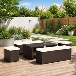 Versatile Outdoor Ottomans for Any Patio Setup