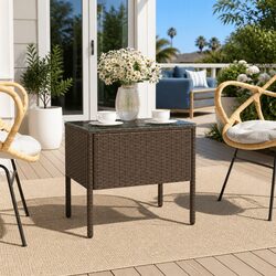 Practical Brown Side Table 53x37x48 cm for Any Space