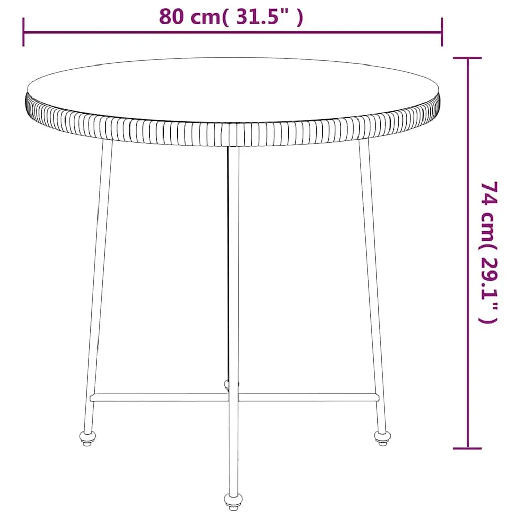 Round Dining Table for Outdoor Use