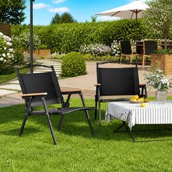Practical Black Folding Chairs for Outdoor Use