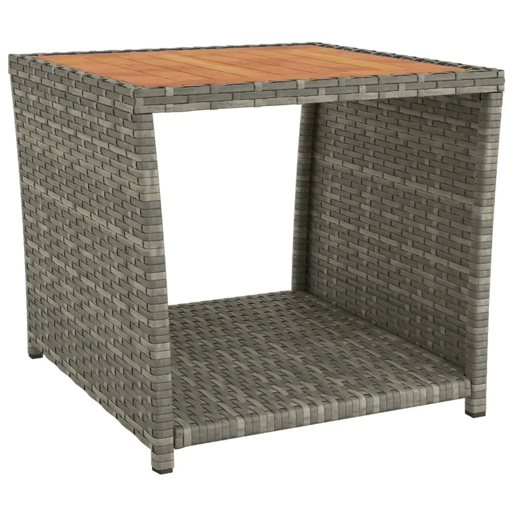 Grey Tea Table for Garden and Patio Use