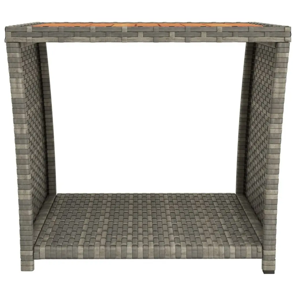 Grey Tea Table for Garden and Patio Use
