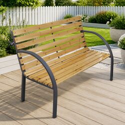 Practical 112cm Garden Bench for Your Outdoor Areas