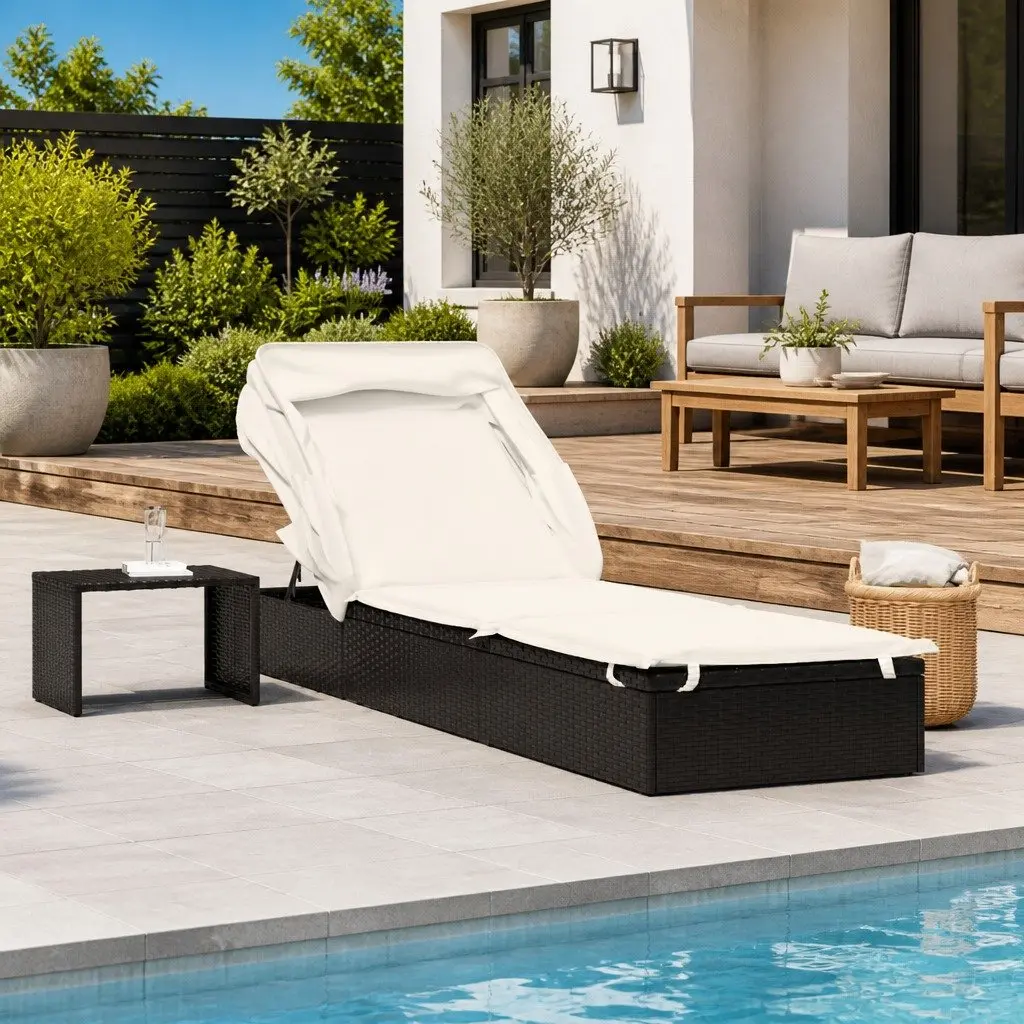 Sun Lounger for Relaxing Outdoors