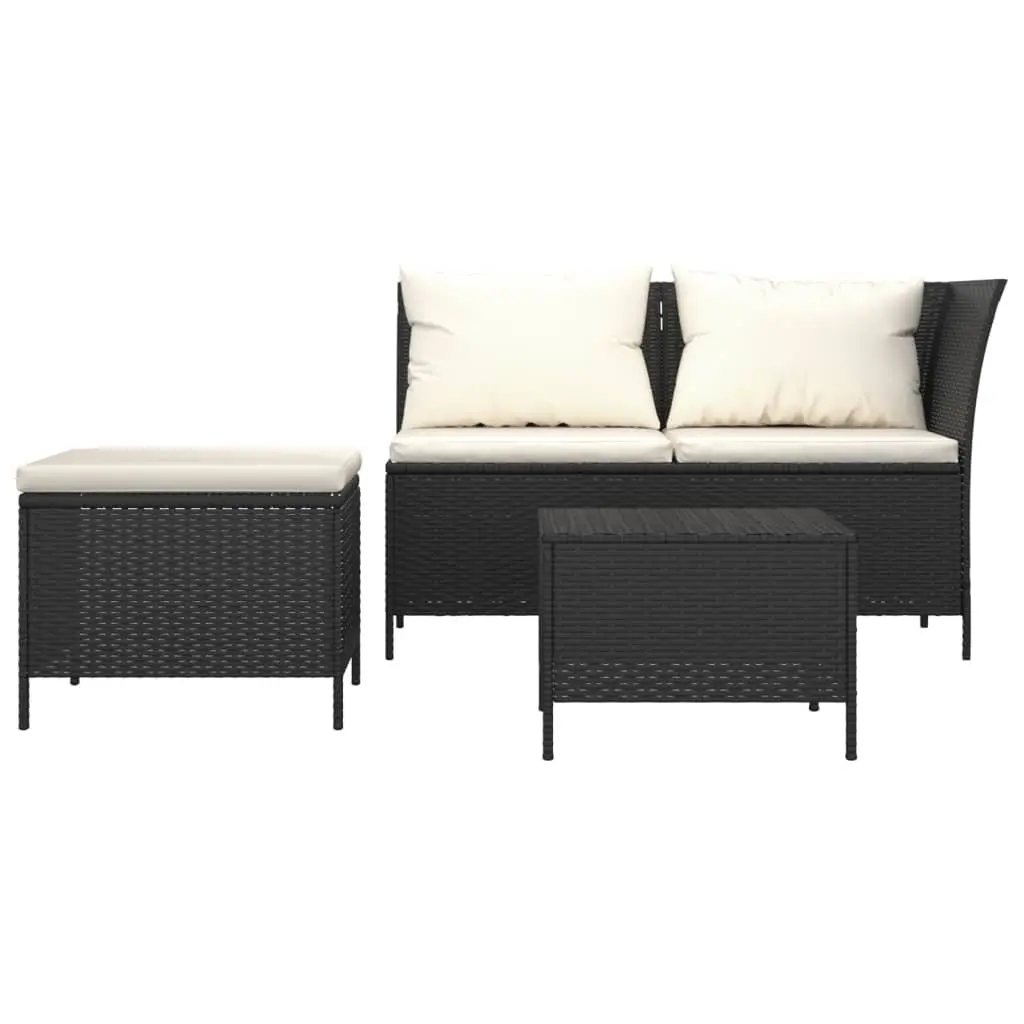 3 Piece Garden Lounge Set with Ample Storage