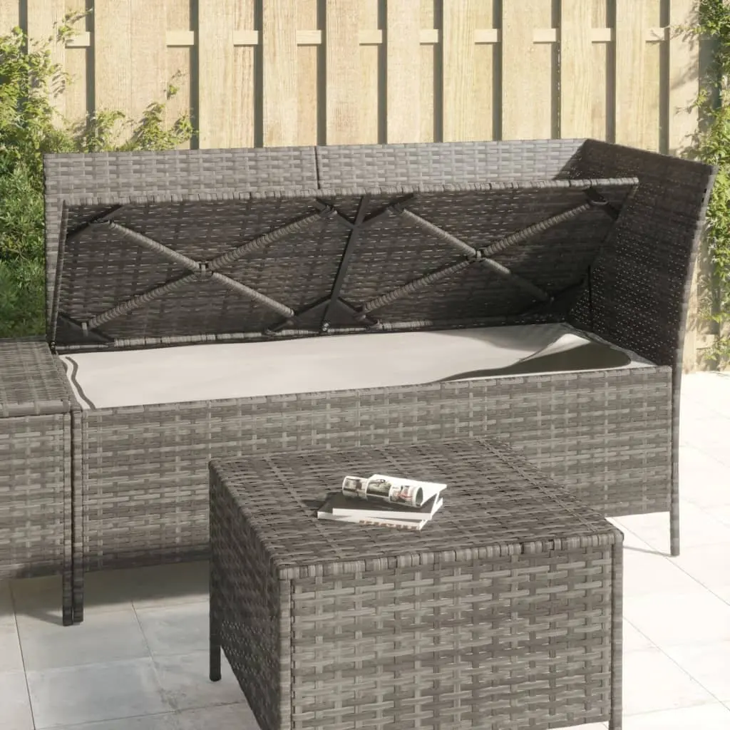 Garden Lounge Set for Relaxation and Storage