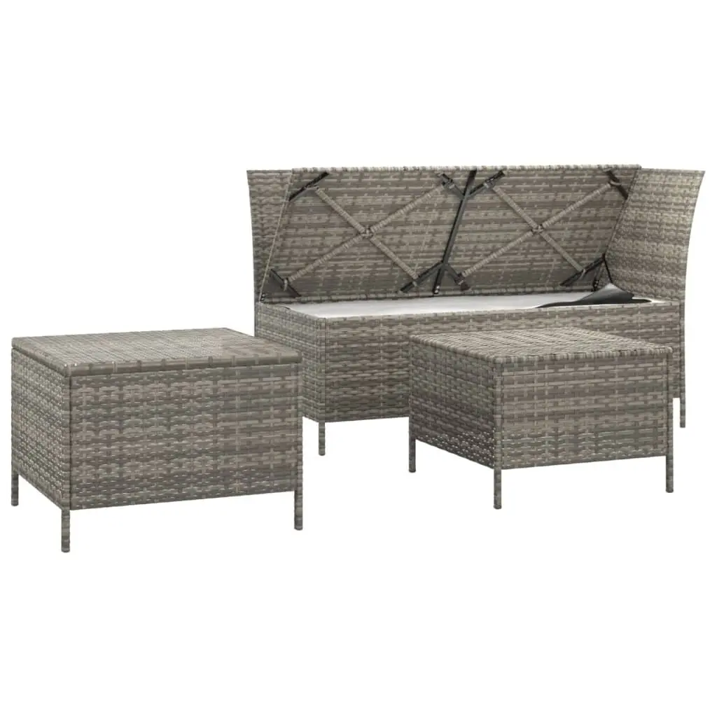 Garden Lounge Set for Relaxation and Storage