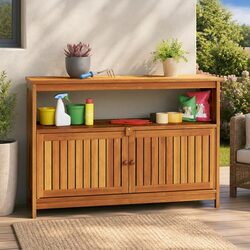 Functional Garden Console Table for Everyday Use