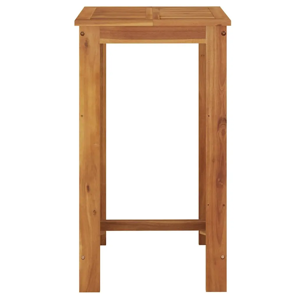 Garden Bar Table 60x60x105 cm Solid Wood Outdoor Indoor Bistro High Dining