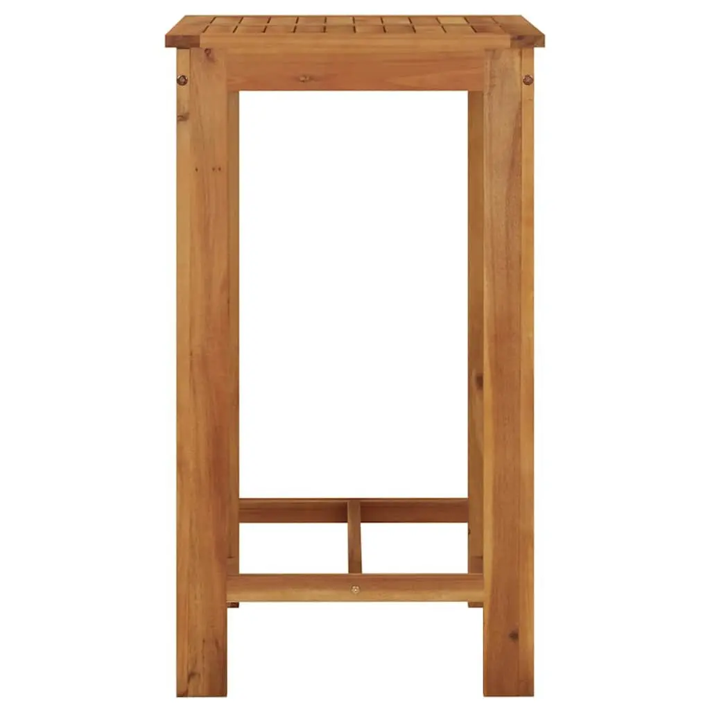 Garden Bar Table 60x60x105 cm Solid Wood Outdoor Indoor Bistro High Dining