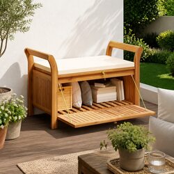 91cm Garden Storage Bench: Perfect for Your Outdoor Needs