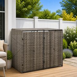 Ideal Double Bin Shed for Your Waste Management Needs