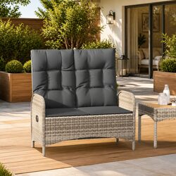 Versatile Reclining Garden Bench for Home Use