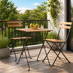 Practical Folding Bistro Table for Your Garden or Patio