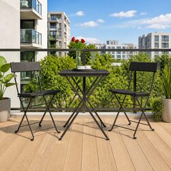 Versatile 3 Piece Bistro Set for Garden and Patio Use