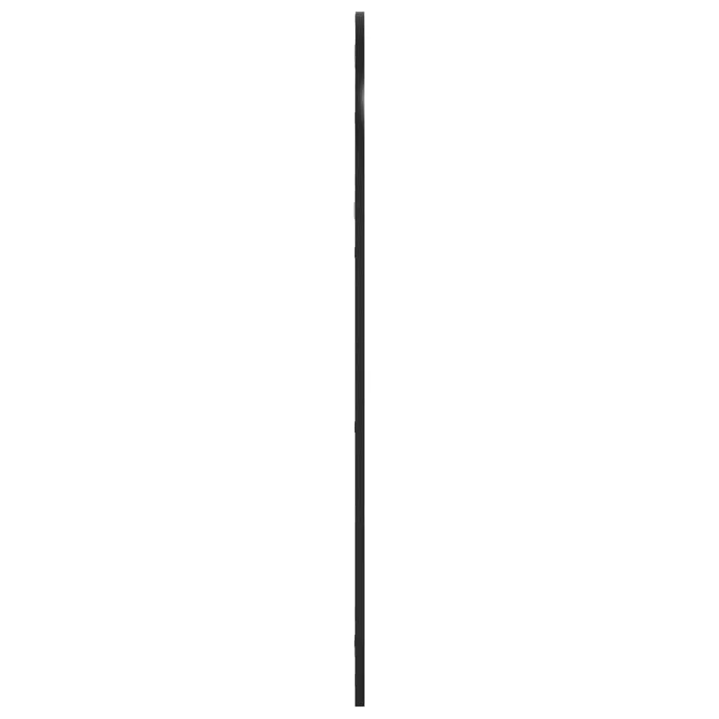 Arch Wall Mirror Iron Frame 60x110 cm Black Minimalist Home Decor Hanging