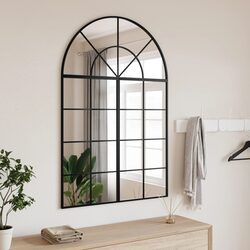Functional Black Arch Wall Mirror for Any Room