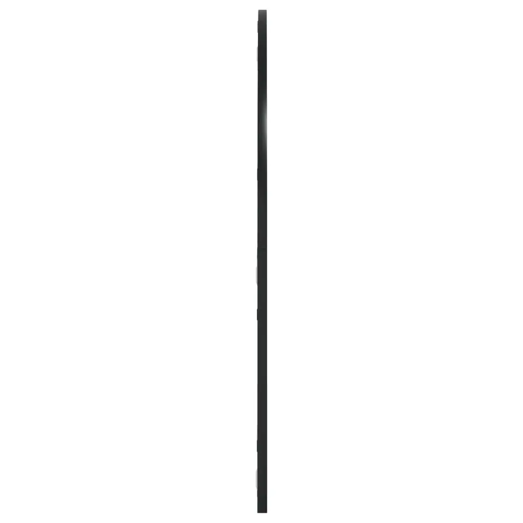 Black Arch Iron Frame Wall Mirror for Home Use