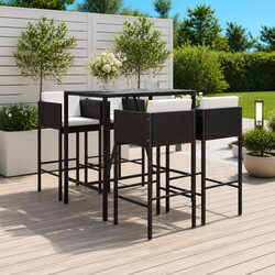 Ideal 5 Piece Outdoor Bar Set for Any Gathering