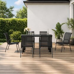 Practical 7-Piece Dining Set for Your Patio or Garden