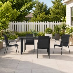 Functional 5-Piece Outdoor Dining Set for Patios