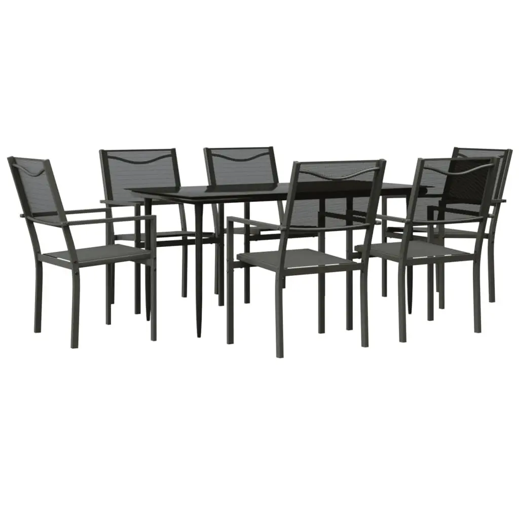 7-Piece Garden Dining Set for Outdoor Use