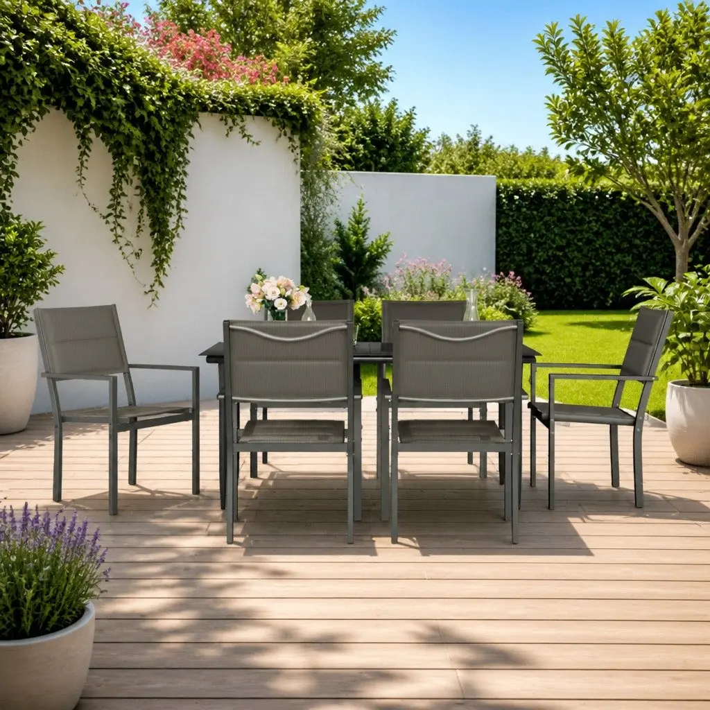 7 Piece Outdoor Dining Set for Gatherings