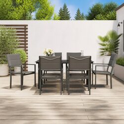 Practical 7-Piece Dining Set for Your Outdoor Needs