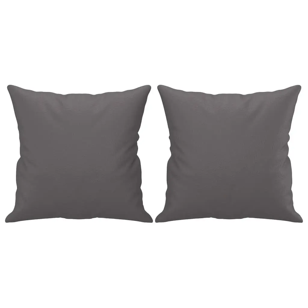 2-Seater Sofa Faux Leather 120cm Grey Modern Lounge Couch