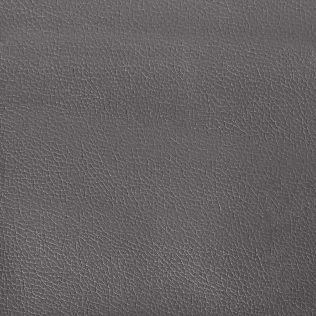 2-Seater Sofa Faux Leather 120cm Grey Modern Lounge Couch