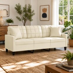 Practical 3-Seater Sofa for Family and TV Time