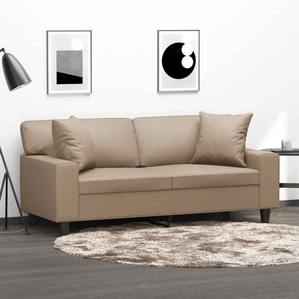 Brown 2-Seater Sofa for Home Relaxation