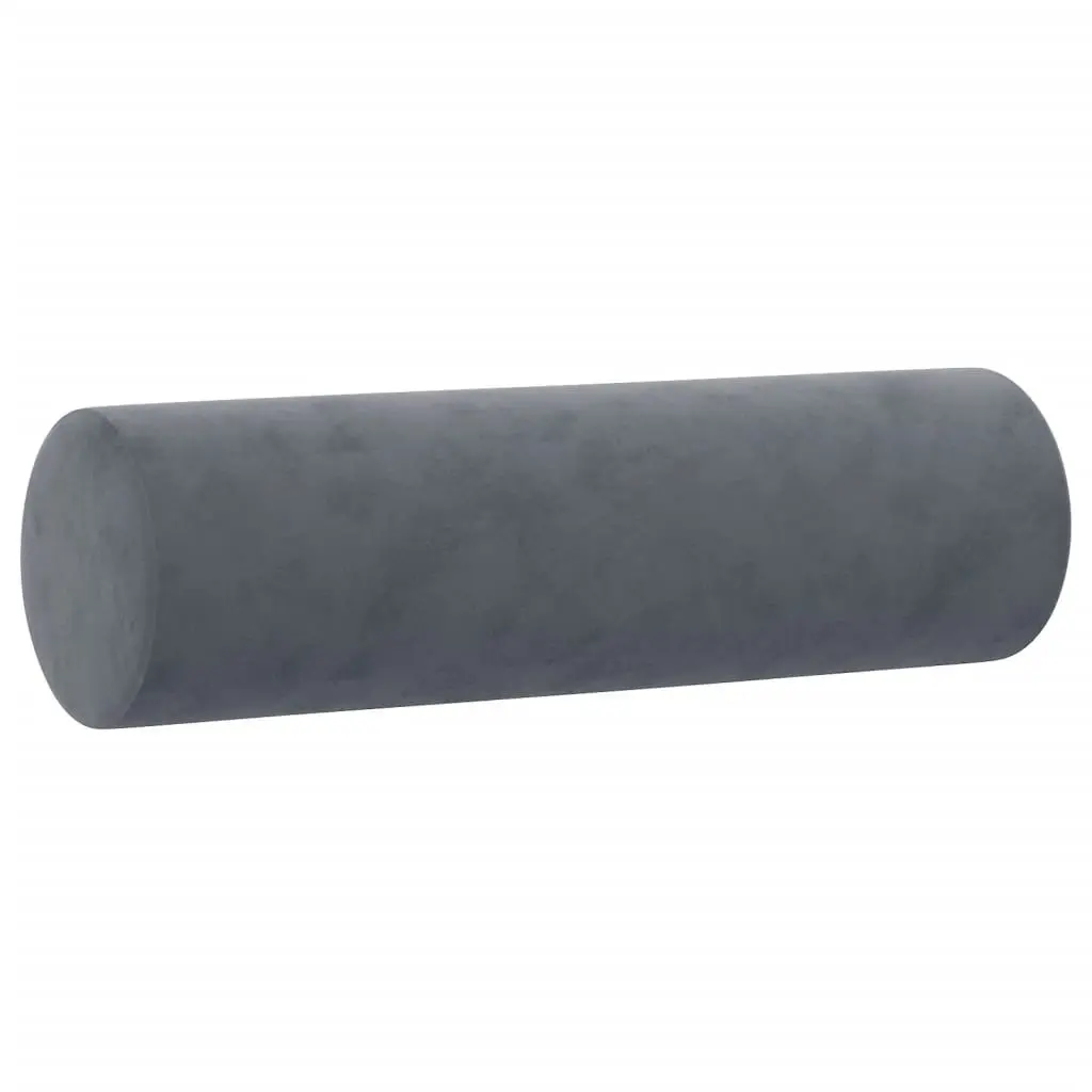 2-Seater Sofa Grey Velvet Modern Living Room Lounge Couch with Throw Pillows