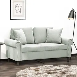 Grey Velvet Sofa for Your Living Room