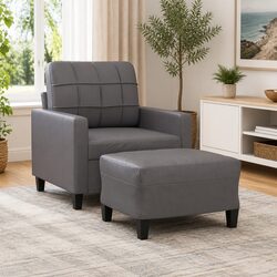 Perfect Sofa Chair with Footstool for Home Relaxation