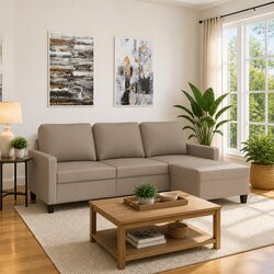 Functional 3-Seater Sofa with Versatile Footstool