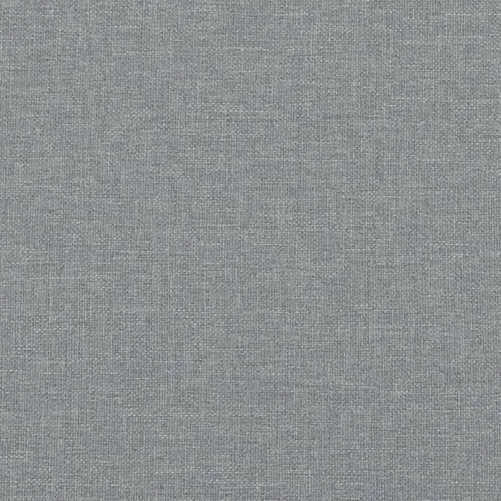 3-Seater Sofa with Footstool Grey Living Room Lounge Couch 180cm Fabric Seat