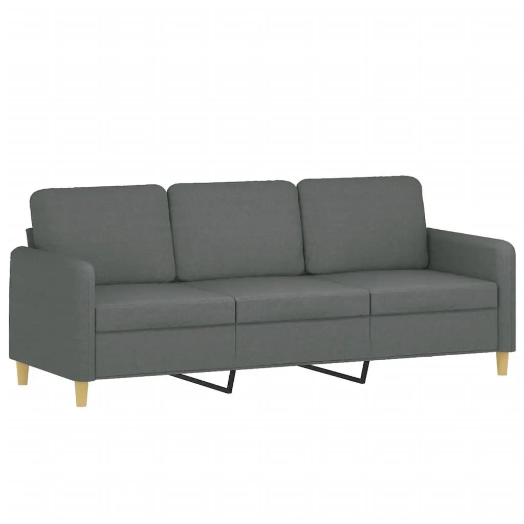 3-Seater Sofa with Footstool for Home Use